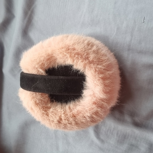 Fluffy Pink Earmuffs - Picture 2 of 3